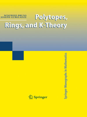cover image of Polytopes, Rings, and K-Theory
